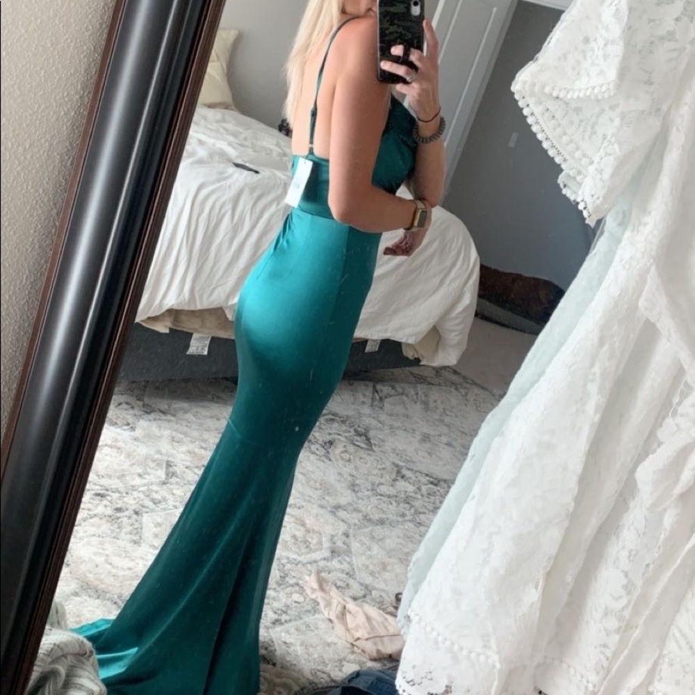 Hello Molly- Emerald Green Maxi Dress
